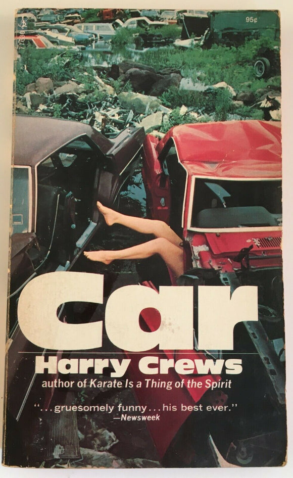 Car by Harry Crews PB Paperback 1973 Vintage Fiction Pcket Books RARE Cover
