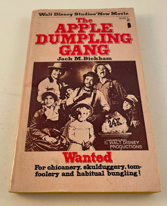 The Apple Dumpling Gang by Jack Bickham Vintage Disney 1975 Movie Tie-in Knotts