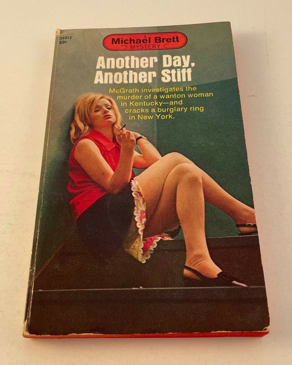 Another Day, Another Stiff by Michael Brett Vintage 1968 Pocket Mystery Murder