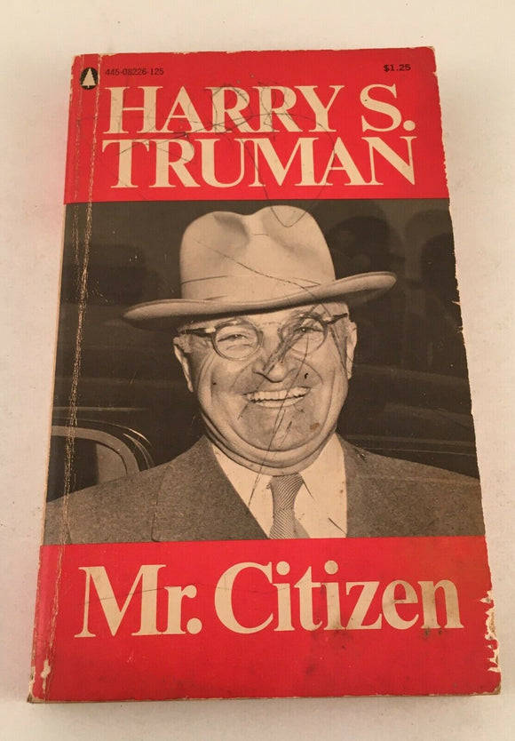 Mr. Citizen by Harry S. Truman PB Paperback Vintage 1960 Popular Library Bio