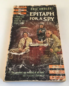 Epitaph for a Spy by Eric Ambler PB Paperback 1953 Vintage Pennant Thriller