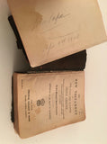 1900s Antique Mini New Testament Psalms Pocket Bible Thomas Nelson Black Leather