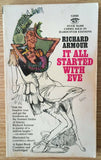 It All Started with Eve by Richard Armour PB Paperback 1966 Vintage Humor