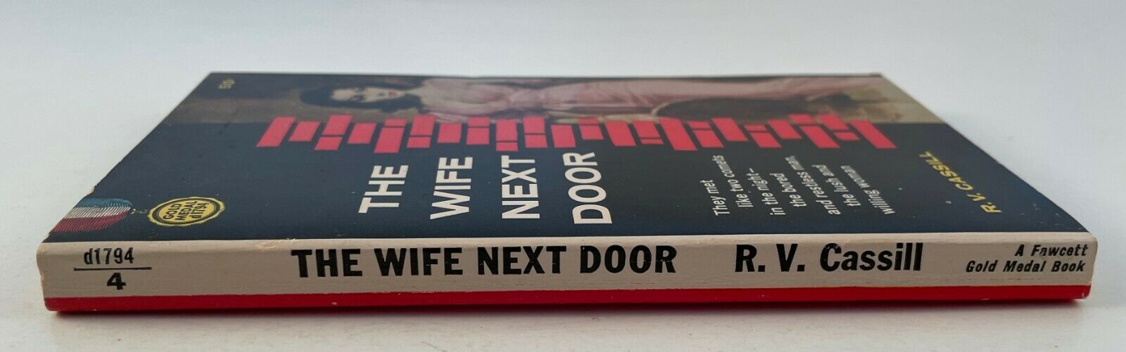 The Wife Next Door by R.V. Cassill Vintage 1959 Fawcett Gold Medal Pap –  Monster Books and Items