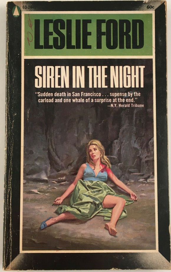 Siren In The Night by Leslie Ford PB Paperback 1943 Vintage Gothic Mystery