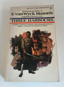 Three Harbours by F. Van Wyck Mason Vintage 1975 Historical Paperback Revolution