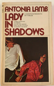 Lady in Shadows by Antonia Lamb PB Paperback 1968 Vintage Spy Thriller Romance