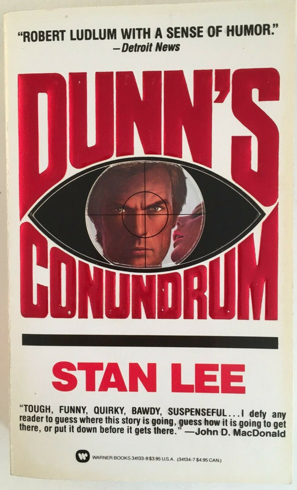 Dunn's Conundrum by Stan Lee PB Paperback 1985 Vintage Spy Thriller Mystery