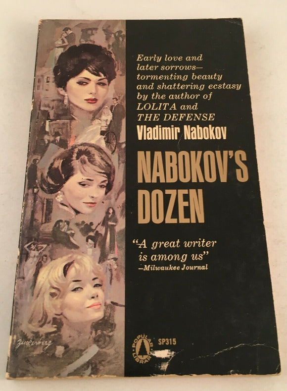 Nabokov's Dozen 1958 PB Paperback Vintage Popular Library Short Story Collection