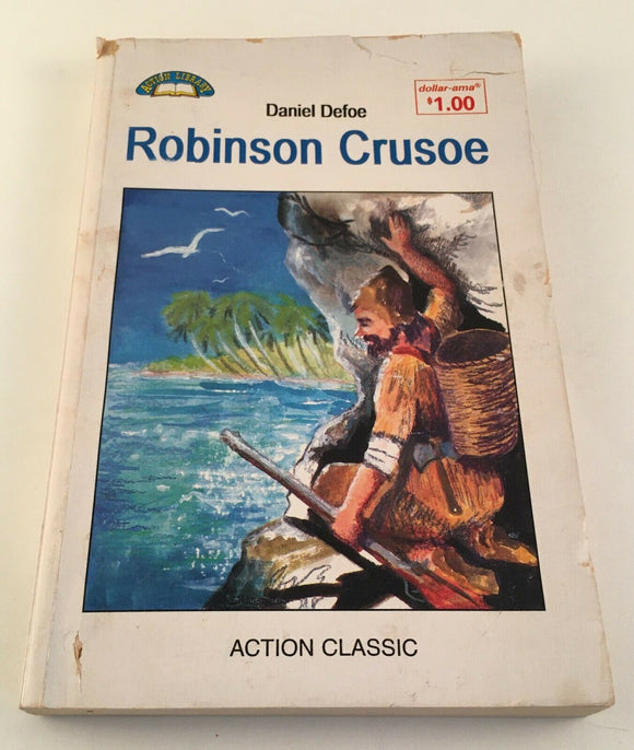 Robinson Crusoe Daniel Defoe TPB Paperback 1994 Vintage Action Classic Library