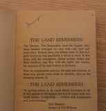The Land Remembers by Ben Logan PB Paperback 1976 Novel Midwestern Life