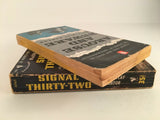 Lot of 2 Books - MacKinlay Kantor Arouse and Beware Signal Thirty-Two Vintage PB