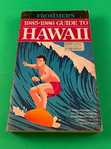Frommer's 1985 - 1986 Guide to Hawaii by Faye Hammel Vintage Travel Paperback PB