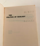 The Politics of Ecology by James Ridgeway PB Paperback 1971 Vintage Environment