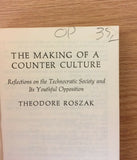 The Making of a Counter Culture by Theodore Roszak PB Paperback 1969 Vintage