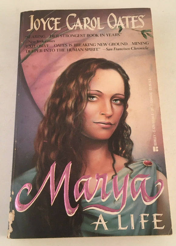 Marya A Life by Joyce Carol Oates Vintage PB Paperback 1988 Berkley Books