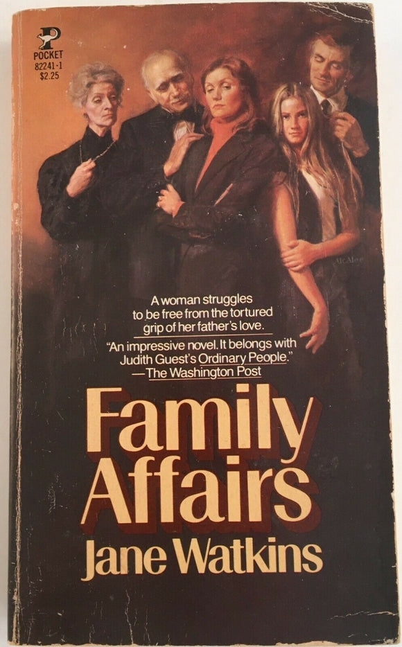 Family Affairs by Jane Watkins PB Paperback 1979 Vintage Pocket Books Fiction