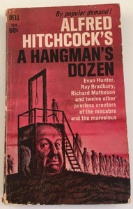 Alfred Hitchcock's A Hangman's Dozen PB Paperback 1966 Vintage Horror Dell Book