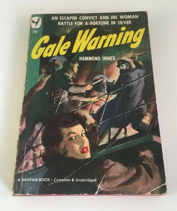 Gale Warning by Hammond Innes 1949 Vintage Paperback Bantam #741 Adventure