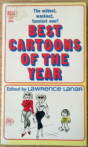 Best Cartoons of the Year by Lawrence Lariar PB Paperback 1968 Vintage Humor