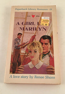A Girl Like Marilyn by Renee Shann PB Paperback Library Romance #31 1966 Vintage