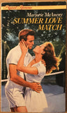 Summer Love Match by Marjorie McAneny PB Paperback 1988 Vintage Pageant Romance