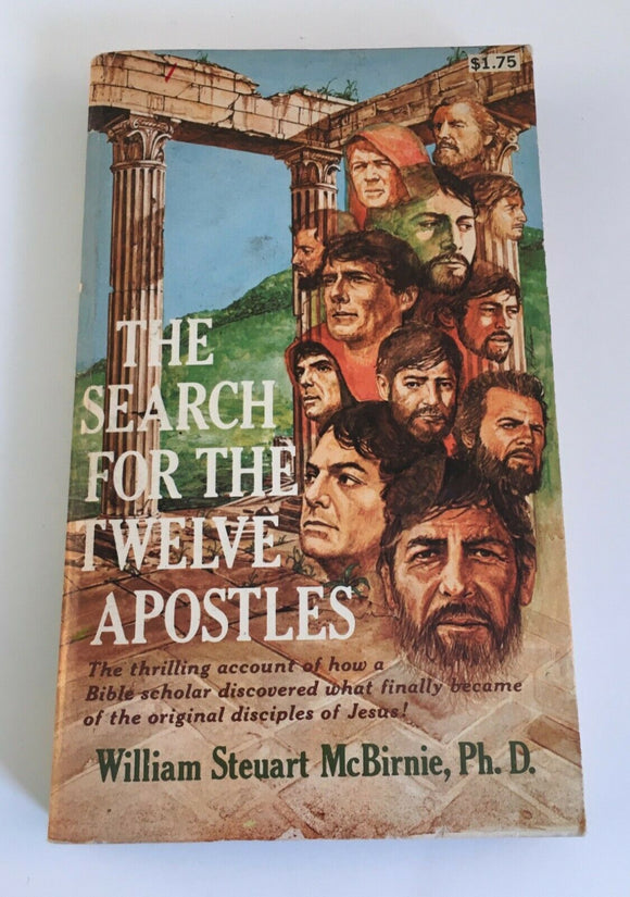 The Search for the Twelve Apostles by William McBirnie Vintage 1977 Paperback