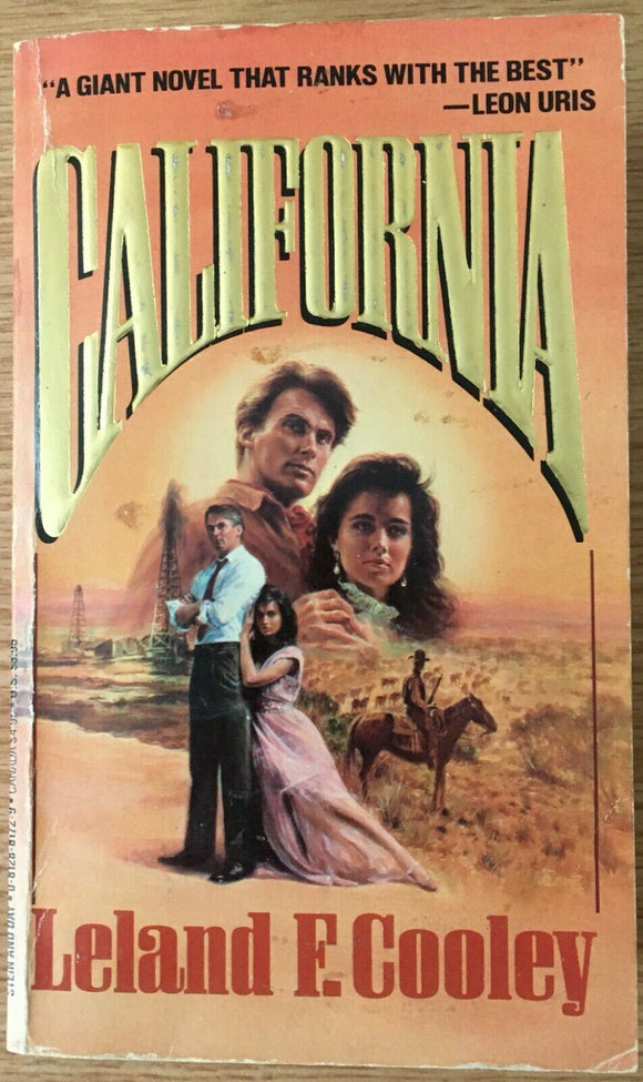 California by Leland F Cooley PB Paperback 1984 Vintage Historical Novel Stein