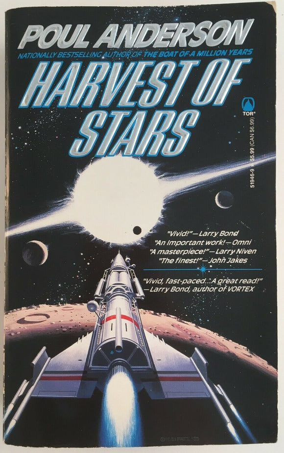 Harvest of Stars by Poul Anderson PB Paperback 1994 Vintage SciFi Tor Books