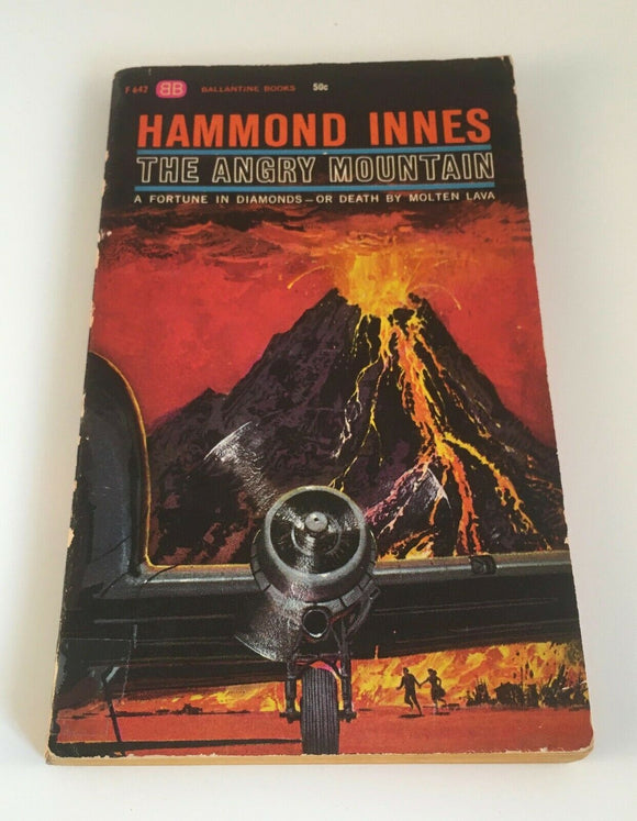 The Angry Mountain by Hammond Innes 1950 Vintage Paperback Volcano Adventure PB