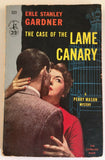 The Case of the Lame Canary Erle Stanley Gardner PB Paperback 1954 Perry Mason