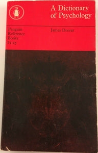 A Dictionary of Psychology by James Drever PB Paperback 1961 Vintage Penguin