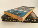 Lot of 2 Books - MacKinlay Kantor Arouse and Beware Signal Thirty-Two Vintage PB