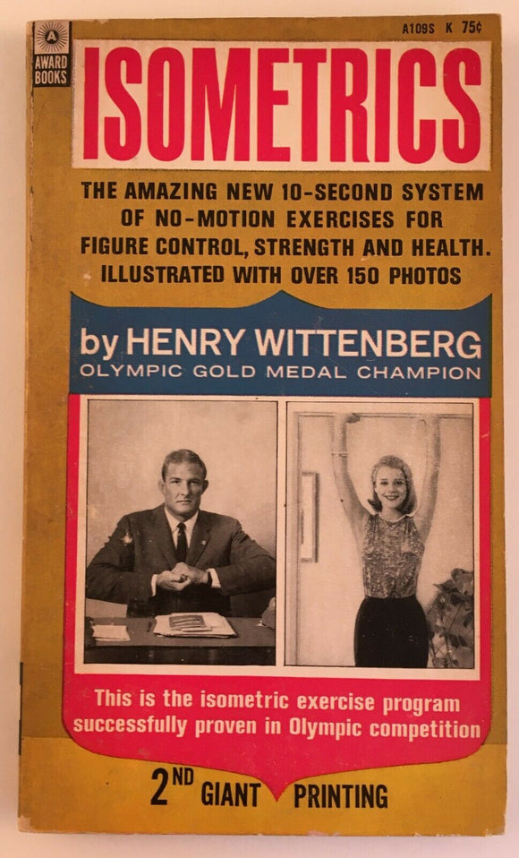 Isometrics by Henry Wittenberg PB Paperback 1964 Vintage Health Fitness