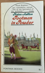 Footman in Powder by Helen Ashton PB Paperback 1966 Vintage Novel Fontana Books