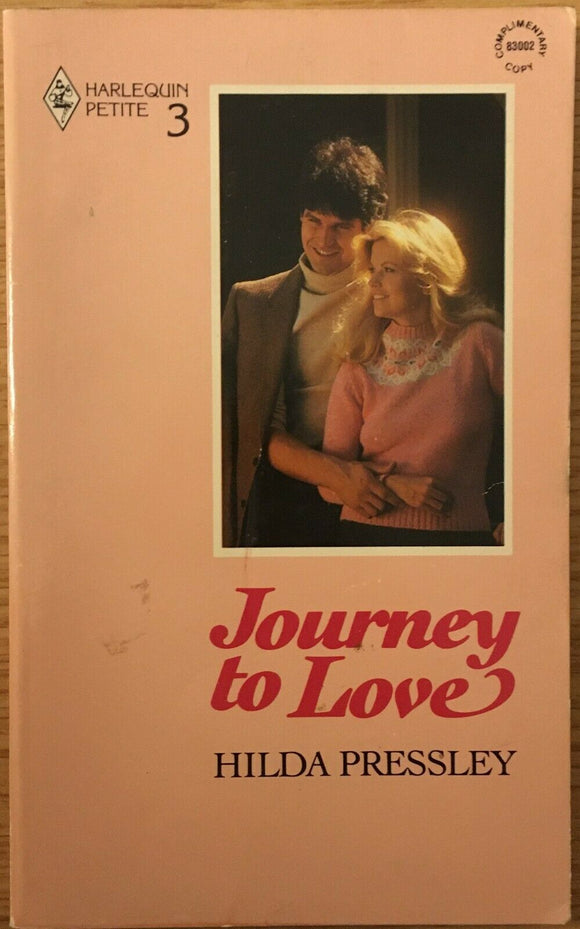 Journey to Love by Hilda Pressley PB Paperback 1984 Vintage Harlequin Petite # 3