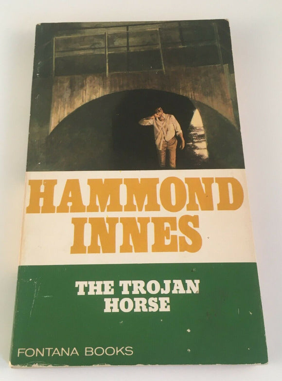 The Trojan Horse by Hammond Innes PB Paperback Vintage Fontana 1971 Mystery Rats