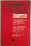 Detectograms And Other Puzzles PB Paperback 1972 Vintage Puzzles Word Games