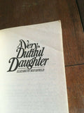 A Very Dutiful Daughter Elizabeth Mansfield Regency Love Vintage Paperback 1979