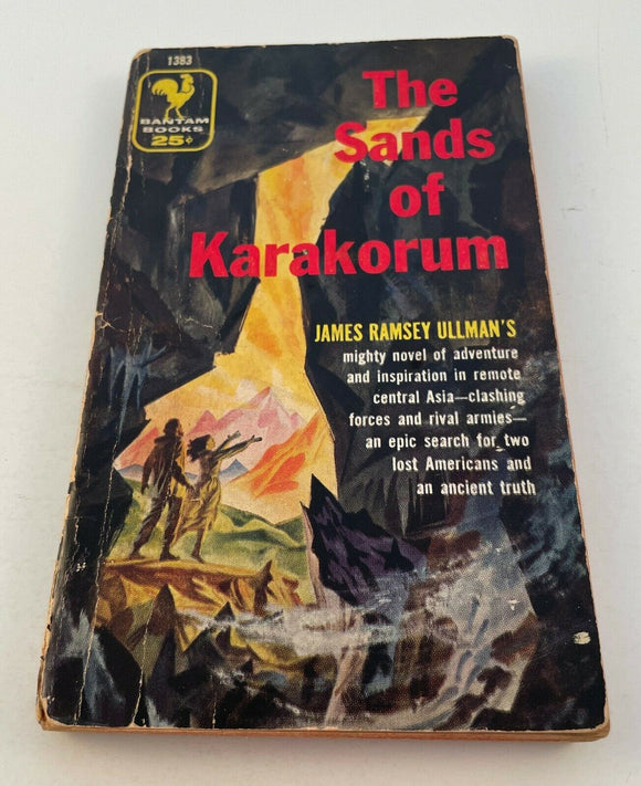The Sands of Karakorum by James Ramsey Ullman Vintage 1955 Bantam Adventure PB