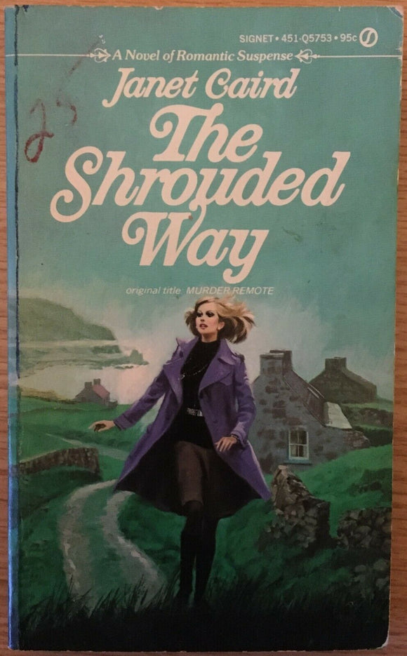 The Shrouded Way by Janet Caird PB Paperback 1974 Vintage Gothic Horror Romance