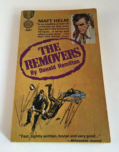 The Removers Donald Hamilton Fawcett Gold Medal PB 1963 Vintage Violent Brutal