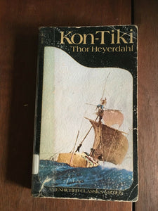 Kon-Tiki by Thor Heyerdahl Vintage Pocket Books 1976 Travelogue Pacific Raft Sea