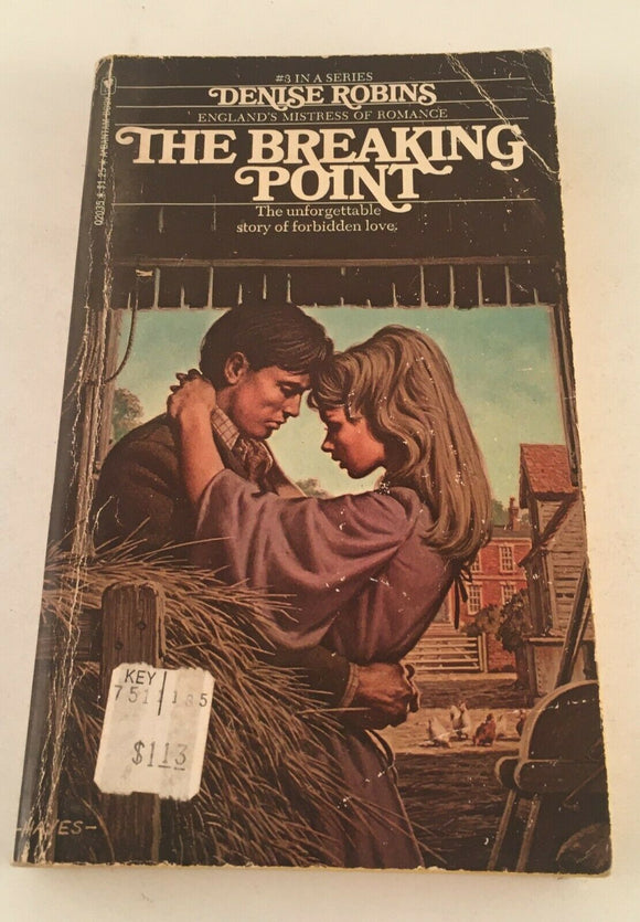 The Breaking Point by Denise Robins PB Paperback 1975 Vintage Bantam Romance