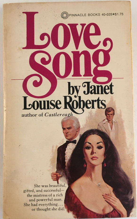 Love Song by Janet Louise Roberts PB Paperback 1977 Vintage Romance Pinnacle