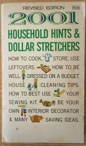2001 Household Hints & Dollar Stretchers Michael Gore PB Paperback 1977 Vintage