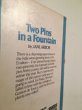 Two Pins in a Fountain by Jane Arbor Vintage 1977 Harlequin Romance Paperback PB