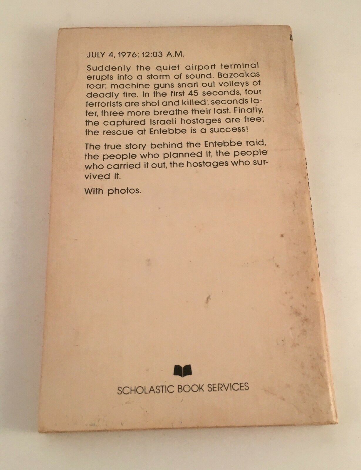Raid at Entebbe Ira Peck Vintage 1977 Israel Hostages Charles Bronson –  Monster Books and Items, image size:1229x1600