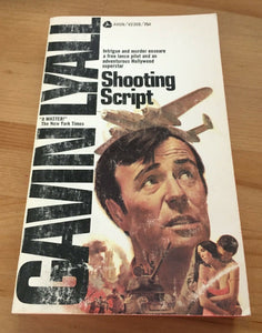 Shooting Script by Gavin Lyall PB Paperback 1969 Vintage Avon Adventure Pilot