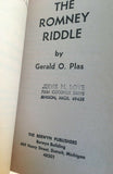 The Romney Riddle by Gerald O Plas Vintage PB Paperback 1967 Berwyn Politics